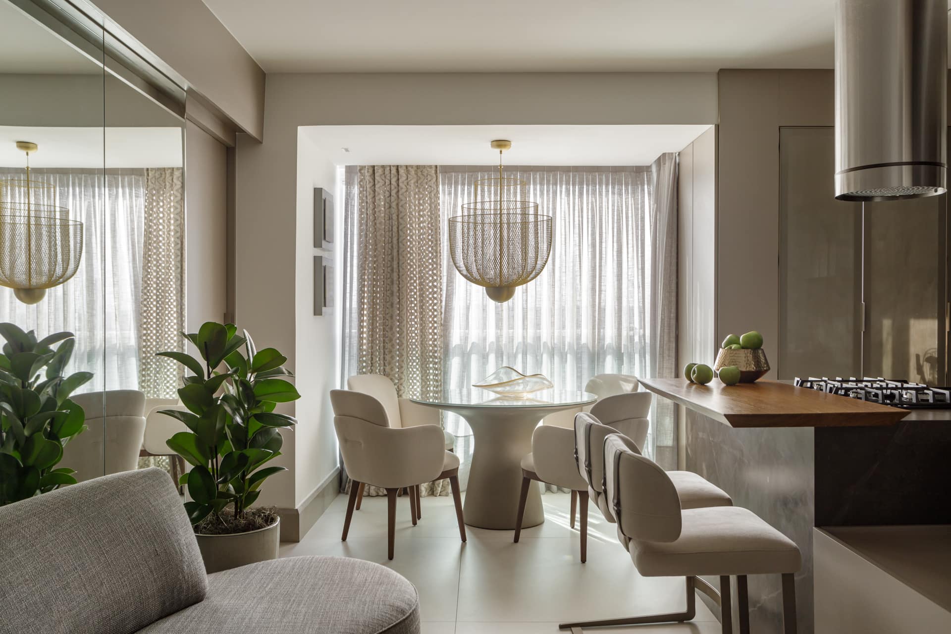 Apartamento projetado pela Villas Arquitetos