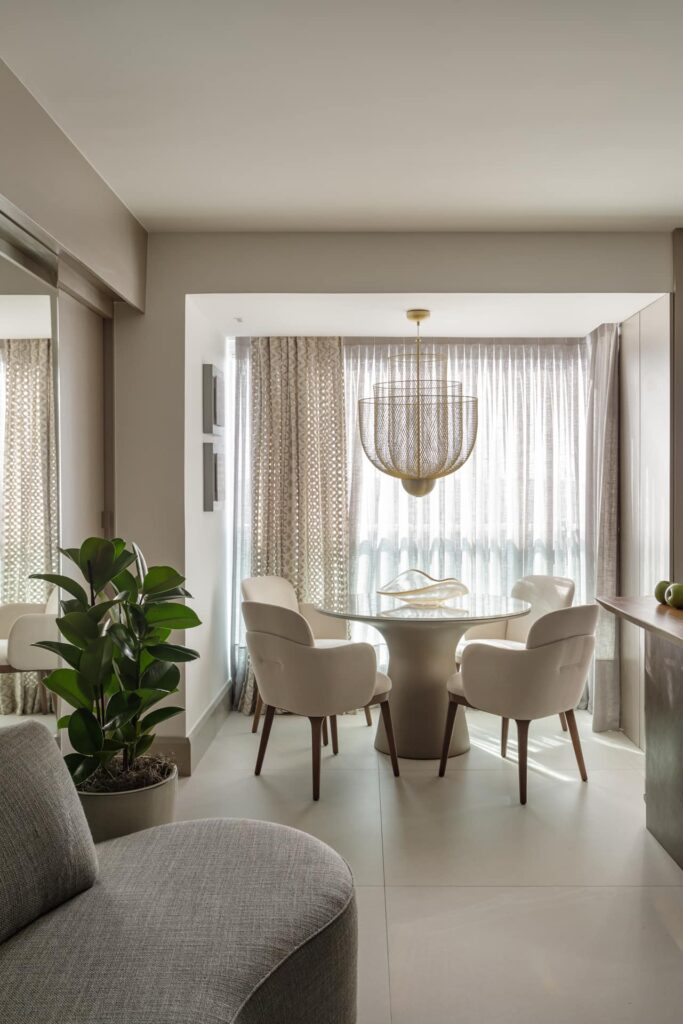 Sala de jantar do Apartamento 2702